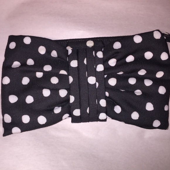 Valentino Handbags - nwt auth (RED) VALENTINO navy/white POLKA DOT BOW